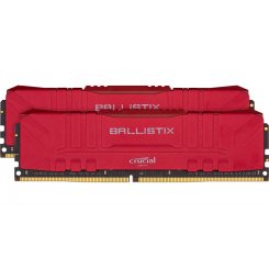 Фото ОЗУ Crucial DDR4 32GB (2x16GB) 2666Mhz Ballistix Red (BL2K16G26C16U4R)