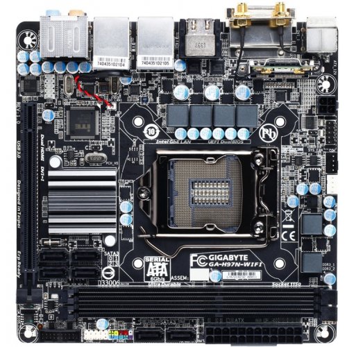 Продать Материнская плата Gigabyte GA-H97N-WIFI (s1150, Intel H97) по Trade-In интернет-магазине Телемарт - Киев, Днепр, Украина фото