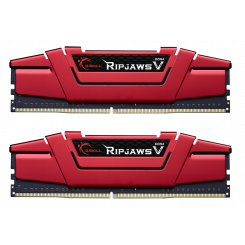 Фото ОЗУ G.Skill DDR4 32GB (2x16GB) 2666Mhz Ripjaws V Red (F4-2666C19D-32GVR)