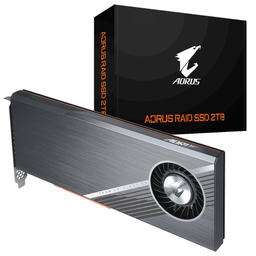 Фото SSD-диск Gigabyte AORUS Raid 3D NAND TLC 2TB PCI-E NVMe 1.3 (GP-ASACNE2200TTTDA)