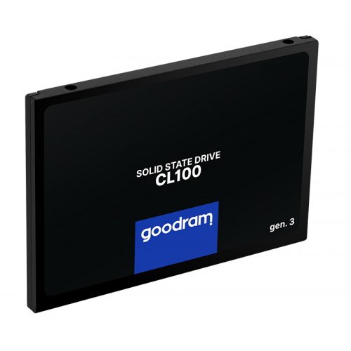 Купить SSD-диск GoodRAM CL100 Gen.3 3D NAND TLC 960GB 2.5" (SSDPR-CL100-960-G3) с проверкой совместимости: обзор, характеристики, цена в Киеве, Днепре, Одессе, Харькове, Украине | интернет-магазин TELEMART.UA фото