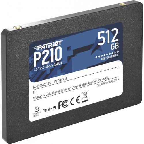 Photo SSD Drive Patriot P210 512GB 2.5