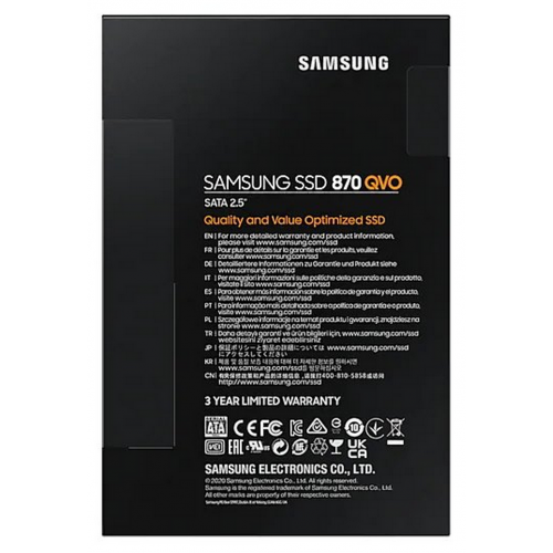 Фото SSD-диск Samsung 870 QVO V-NAND MLC 1TB 2.5