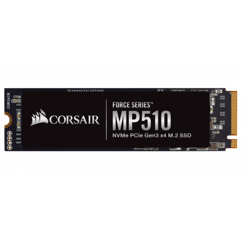 Продать SSD-диск Corsair Force MP510 3D TLC NAND 480GB M.2 (2280 PCI-E) NVMe x4 (CSSD-F480GBMP510B) по Trade-In интернет-магазине Телемарт - Киев, Днепр, Украина фото
