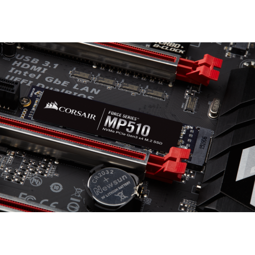 Photo SSD Drive Corsair Force MP510 3D TLC NAND 480GB M.2 (2280 PCI-E) NVMe x4 (CSSD-F480GBMP510B)