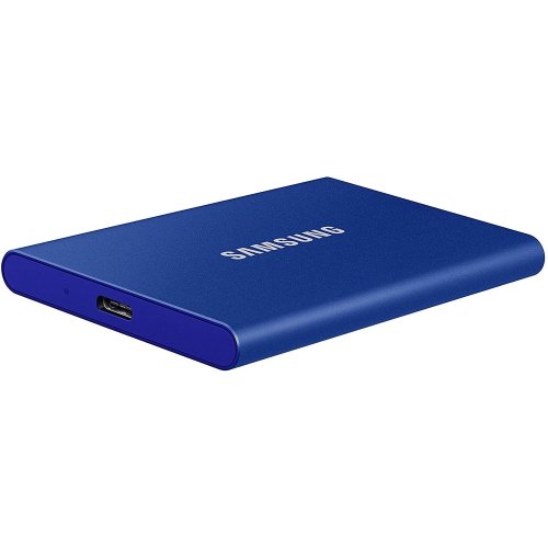 Купить SSD-диск Samsung T7 2TB USB 3.2 (MU-PC2T0H/WW) Blue с проверкой совместимости: обзор, характеристики, цена в Киеве, Днепре, Одессе, Харькове, Украине | интернет-магазин TELEMART.UA фото