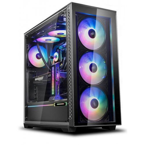 Photo Уценка корпус Deepcool MATREXX 70 ADD-RGB 3F Tempered Glass без БП Black (Следы установки, 290015)