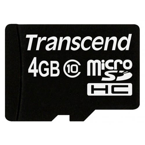 Купить Карта памяти Transcend microSDHC 4GB Class 10 (без адаптера) (TS4GUSDC10) - цена в Харькове, Киеве, Днепре, Одессе
в интернет-магазине Telemart фото