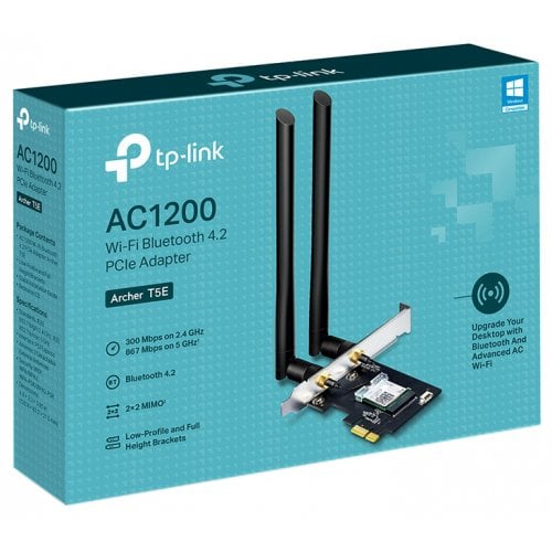 Купити Мережева карта TP-LINK Archer T5E - ціна в Києві, Львові, Вінниці, Хмельницькому, Франківську, Україні | інтернет-магазин TELEMART.UA фото