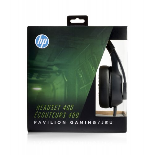 Фото Наушники HP Pavilion Gaming Headset 400 (4BX31AA) Black/Green