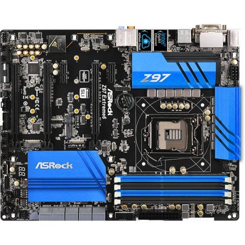 Продать Материнская плата AsRock Z97 EXTREME6 (s1150, Intel Z97) по Trade-In интернет-магазине Телемарт - Киев, Днепр, Украина фото