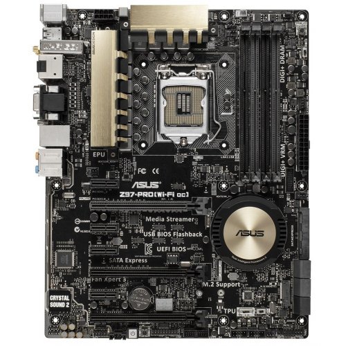 Продати Материнська плата Asus Z97-PRO (WI-FI AC) (s1150, Intel Z97) за Trade-In у інтернет-магазині Телемарт - Київ, Дніпро, Україна фото