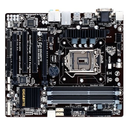 Продать Материнская плата Gigabyte GA-B85M-D3H OEM (s1150, Intel B85) по Trade-In интернет-магазине Телемарт - Киев, Днепр, Украина фото