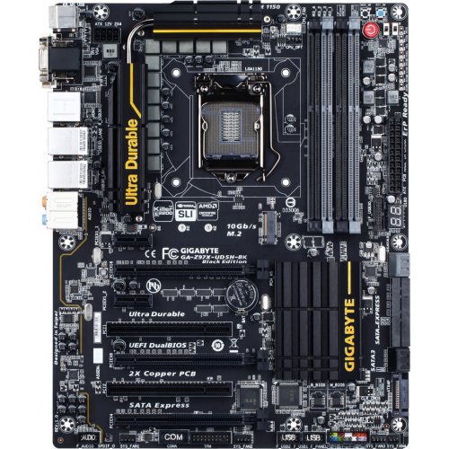 Продати Материнська плата Gigabyte GA-Z97X-UD5H-BK (s1150, Intel Z97) за Trade-In у інтернет-магазині Телемарт - Київ, Дніпро, Україна фото