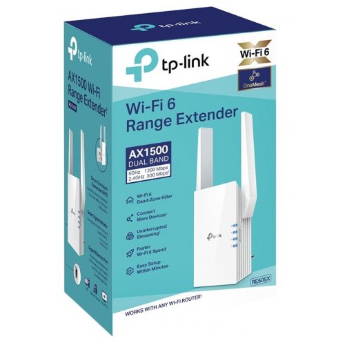 Ретранслятор TP-LINK RE505X купити в Україні: Київ, Львів, Хмельницький, Тернопіль | Низька ціна, відгуки, характеристики від TELEMART фото