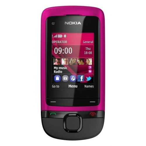 Купить Мобильный телефон Nokia C2-05 Pink - цена в Харькове, Киеве, Днепре, Одессе
в интернет-магазине Telemart фото