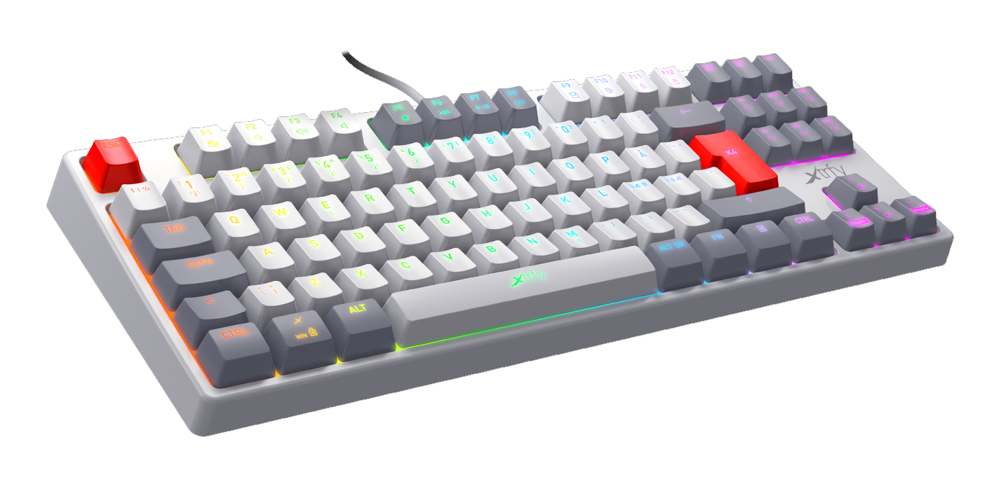 Клавиатура xtrfy k4 tkl rgb retro обзор