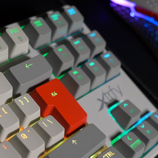 Клавиатура xtrfy k4 tkl rgb retro обзор