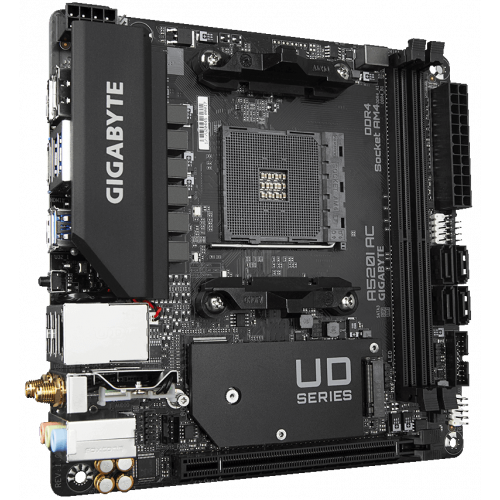 Photo Motherboard Gigabyte A520I AC (sAM4, AMD A520)