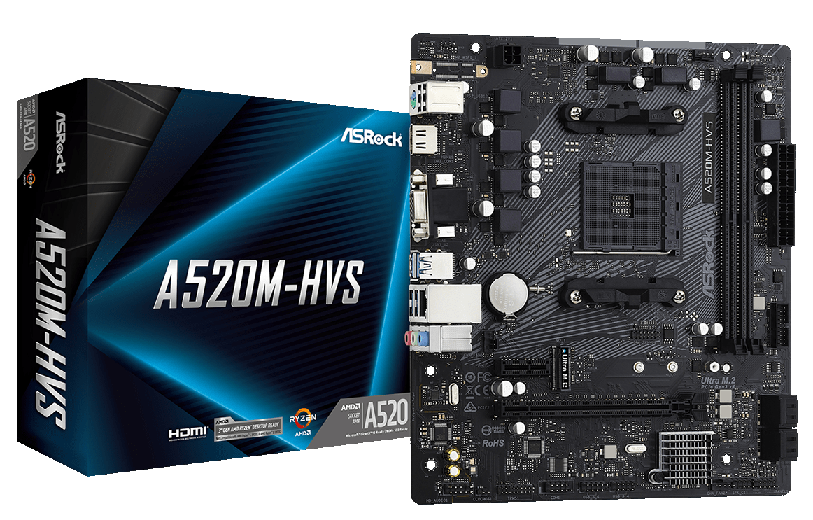 Asrock a520m hvs совместимость