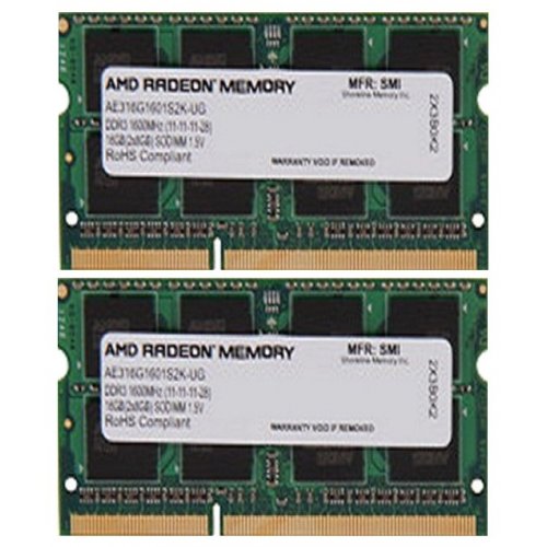 Продати ОЗП AMD SODIMM DDR3 16GB (2x8GB) 1600Mhz (AE316G1601S2K-UG) за Trade-In у інтернет-магазині Телемарт - Київ, Дніпро, Україна фото