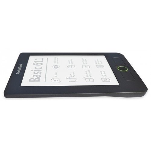 Електронна книга PocketBook 611 Basic Dark Grey купити в Україні | Telemart фото
