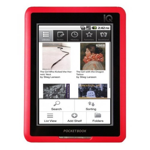 Електронна книга PocketBook 701 IQ Black Red купити в Україні | Telemart фото
