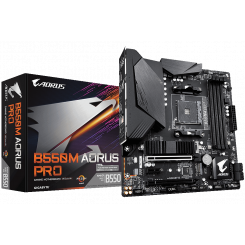 Фото Gigabyte B550M AORUS PRO (sAM4, AMD B550)