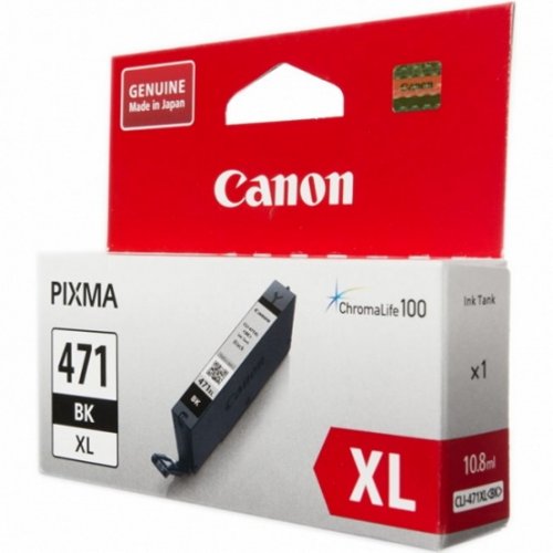 Купить Картридж Canon CLI-471 XL (0346C001) Black - цена в Харькове, Киеве, Днепре, Одессе
в интернет-магазине Telemart фото