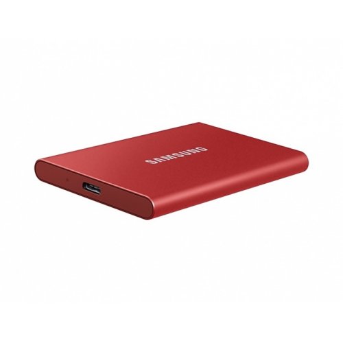 Купить SSD-диск Samsung T7 1TB USB 3.2 (MU-PC1T0R/WW) Red с проверкой совместимости: обзор, характеристики, цена в Киеве, Днепре, Одессе, Харькове, Украине | интернет-магазин TELEMART.UA фото