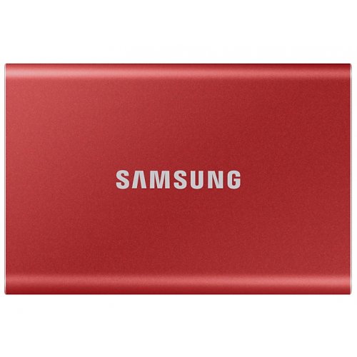 Фото SSD-диск Samsung T7 500GB USB 3.2 (MU-PC500R/WW) Red