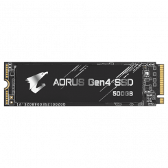 Фото SSD-диск Gigabyte AORUS Gen4 3D NAND TLC 500GB M.2 (2280 PCI-E) NVMe 1.3 (GP-AG4500G)