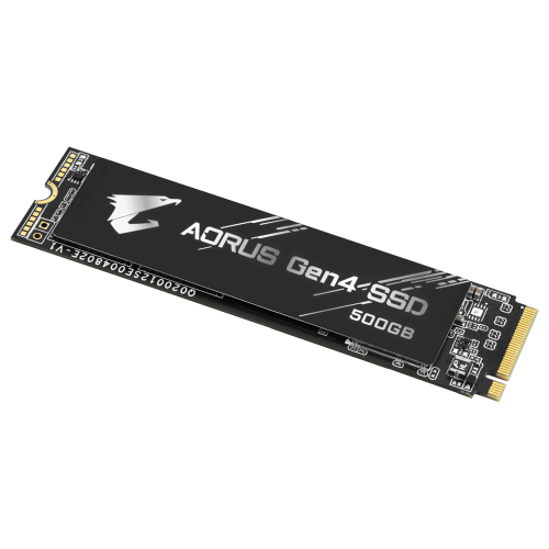 Photo SSD Drive Gigabyte AORUS Gen4 3D NAND TLC 500GB M.2 (2280 PCI-E) NVMe 1.3 (GP-AG4500G)