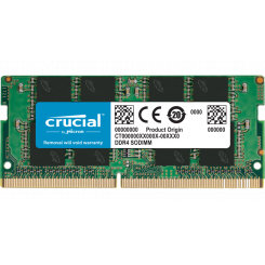 Photo RAM Crucial SODIMM DDR4 16GB 3200Mhz (CT16G4SFRA32A)