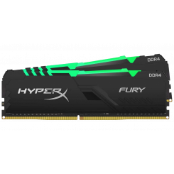 Фото HyperX DDR4 64GB (2x32GB) 3200Mhz Fury RGB (HX432C16FB3AK2/64)