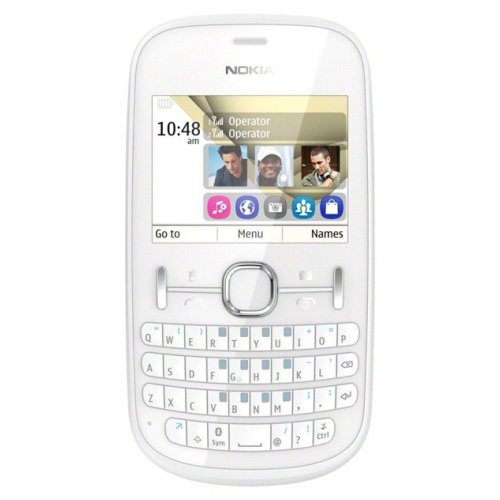 Купить Мобильный телефон Nokia Asha 200 Pearl White - цена в Харькове, Киеве, Днепре, Одессе
в интернет-магазине Telemart фото