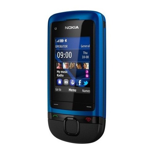 Купить Мобильный телефон Nokia C2-05 Peaco (Blue) - цена в Харькове, Киеве, Днепре, Одессе
в интернет-магазине Telemart фото