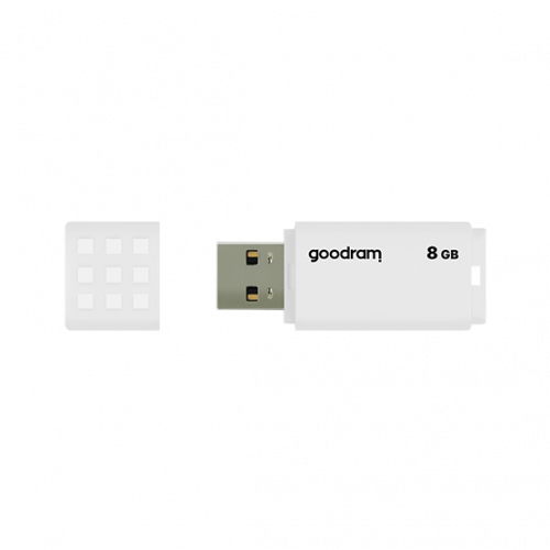 Накопичувач GoodRAM UME2 128GB USB 2.0 (UME2-1280W0R11) White купити в Україні: Київ, Львів, Хмельницький, Тернопіль, Івано-Франківськ | Низька ціна, відгуки, характеристики від TELEMART фото