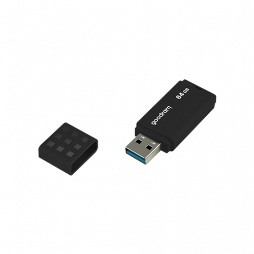 Накопитель GoodRAM UME3 64GB USB 3.0 (UME3-0640K0R11) Black купить в Украине: Киев, Днепр, Харьков, Одесса  | Низкая цена, отзывы, характеристики от TELEMART фото