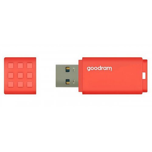 Накопичувач GoodRAM UME3 64GB USB 3.0 (UME3-0640O0R11) Orange купити в Україні: Київ, Львів, Хмельницький, Тернопіль, Івано-Франківськ | Низька ціна, відгуки, характеристики від TELEMART фото