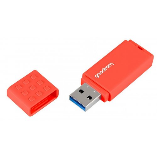 Накопичувач GoodRAM UME3 64GB USB 3.0 (UME3-0640O0R11) Orange купити в Україні: Київ, Львів, Хмельницький, Тернопіль, Івано-Франківськ | Низька ціна, відгуки, характеристики від TELEMART фото