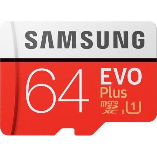 Купить Карта памяти Samsung microSDXC Evo Plus V2 64GB Class 10 UHS-I U1 (с адаптером) (MB-MC64HA/RU) - цена в Харькове, Киеве, Днепре, Одессе
в интернет-магазине Telemart фото