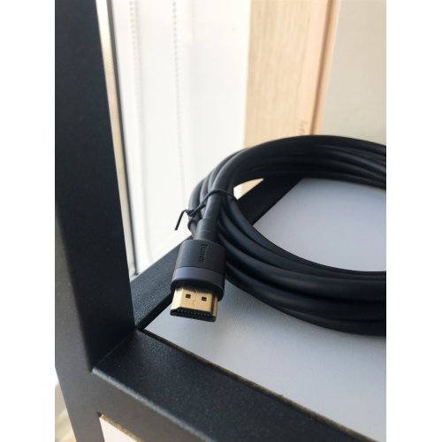 Купить Кабель Baseus Cafule HDMI-HDMI 1m v2.0 4K (CADKLF-E01) Black - цена в Харькове, Киеве, Днепре, Одессе
в интернет-магазине Telemart фото