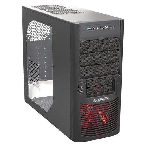 Продать Корпус Cooler Master Elite 430 без БП (RC-430-KWN6) Black по Trade-In интернет-магазине Телемарт - Киев, Днепр, Украина фото