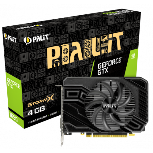 Фото Відеокарта Palit GeForce GTX 1650 StormX D6 4096MB (NE61650018G1-166F)