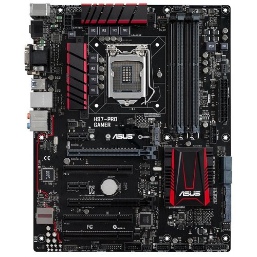 Продати Материнська плата Asus H97-PRO GAMER (s1150, Intel H97) за Trade-In у інтернет-магазині Телемарт - Київ, Дніпро, Україна фото