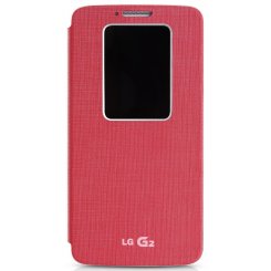 Чохол Чехол LG Quick Window для LG G2 D802 (CCF-240G) Pink