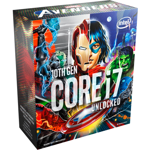 Photo CPU Intel Core i7-10700K 3.8(5.1)GHz 16MB s1200 Box (BX8070110700KA) Marvel Avengers Special Edition