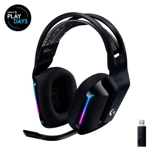 Фото Навушники Logitech G733 Lightspeed RGB Gaming (981-000864) Black