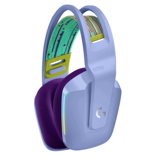Photo Headset Logitech G733 Lightspeed RGB Gaming (981-000890) Lilac